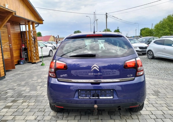 Citroen C3 cena 19900 przebieg: 177342, rok produkcji 2014 z Tychowo małe 497